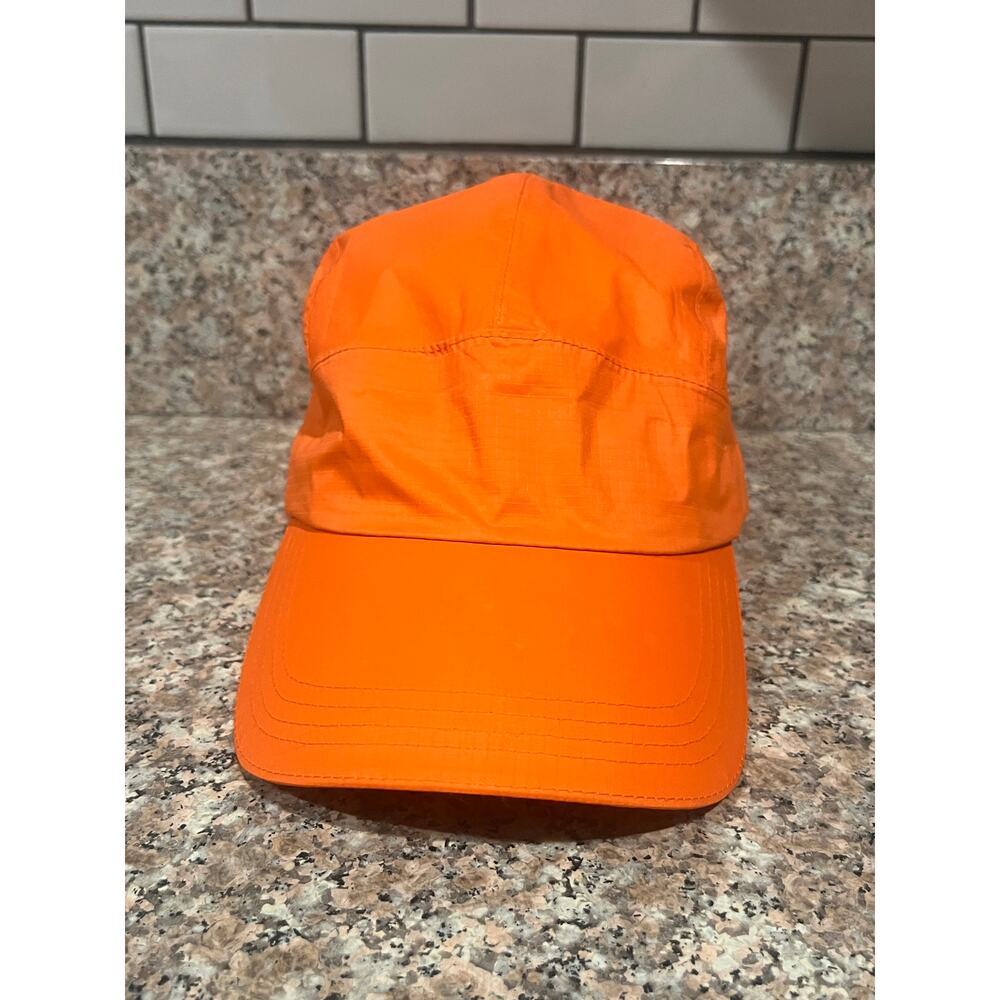 LL Bean Hat Mens Adjustable Vintage Hunting Baseball Cap Orange